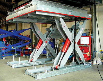 Mesa elevadora para cargas muy pesadas