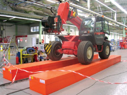 Mesa elevadora para vehiculos especiales