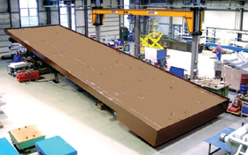 Mesa elevadora electrohidráulica de doble pantógrafo en tándem