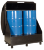 Depósitos plásticos para bidones o pequeños recipientes, para instalación en el exterior