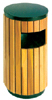 Papeleras de madera para exteriores